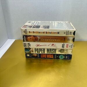 Lots of 5 Vintage VHS Movie Collection